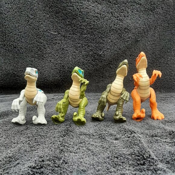Fisher Price Imaginext Jurassic World Raptor Dinosaur Toy Figure Lot (4) - Picture 4 of 9